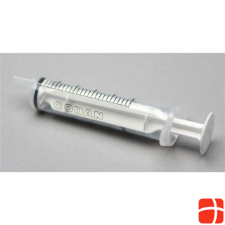 Codan syringe 3-piece 5ml luer 100pcs