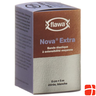 FLAWA NOVA EXTRA средний тракционный бинт 8смx5м белый