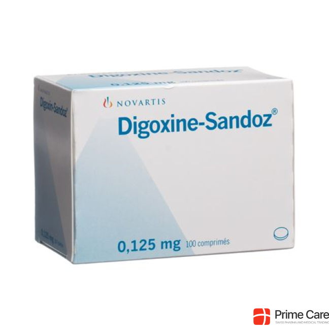 Digoxin Sandoz Tabl 0.125 mg 100 pcs