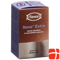FLAWA NOVA EXTRA бинт средней тяги 8смx5м телесного цвета