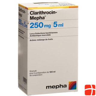 Clarithrocin-Mepha Gran 250 mg/5ml zur Herstellung einer Suspens
