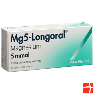 Mg5-Longoral Kautabl 5 mmol 50 Stk