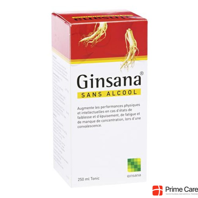 Ginsana tonic without alcohol 2 fl 250 ml