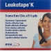 Leukotape K plaster bandage 5mx5cm black 5pcs