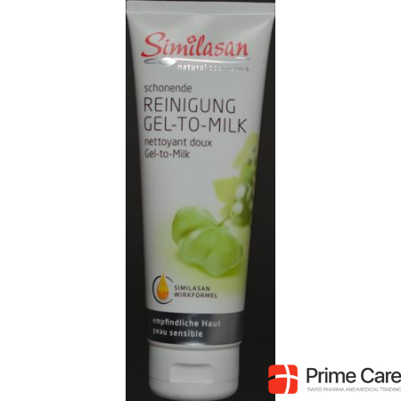Similasan natural cosmetics gentle cleansing gel-to-milk 125 