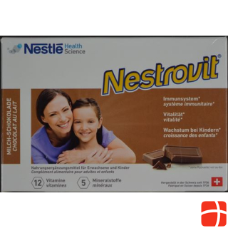 Nestrovit milk chocolate tablets 100 pcs