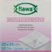 Flawa gauze compresses cut 25x25cm germ reducing treatment