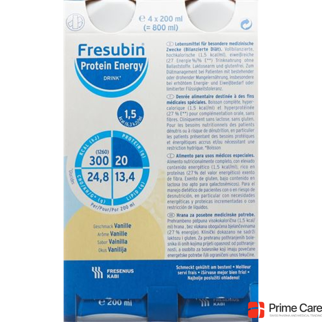 Fresubin Protein Energy DRINK Vanilla 4 FlatCap 200 ml