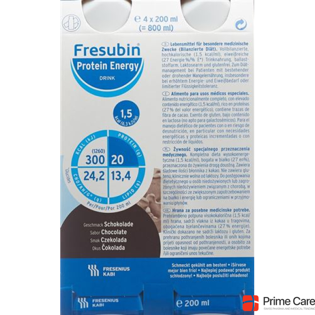 Fresubin Protein Energy DRINK Chocolate 4 FlatCap 200 ml