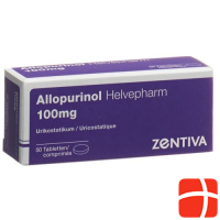 Allopurinol Helvepharm Tabl 100 mg 50 pcs