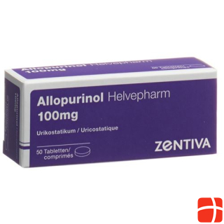 Allopurinol Helvepharm Tabl 100 mg 50 Stk