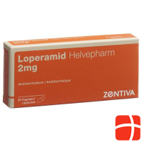 Loperamide Helvepharm Caps 2 mg 20 Capsules
