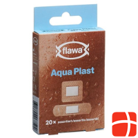Flawa Aqua Plast быстрый бинт прозрачный ассорти 20 шт.