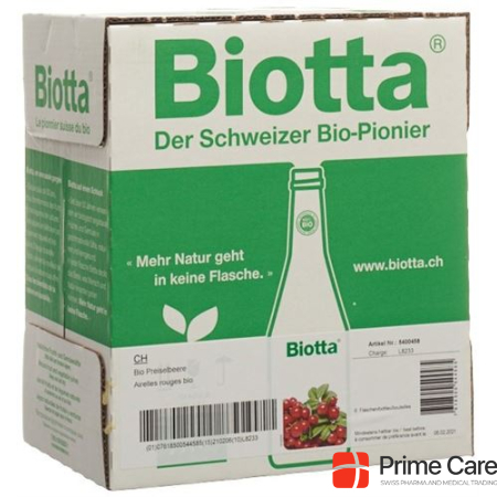 Biotta Cranberry Organic 6 fl 5 dl