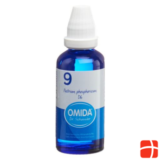 Omida Schuessler No9 Natrium phosphoricum Dil D 6 Fl 50 ml