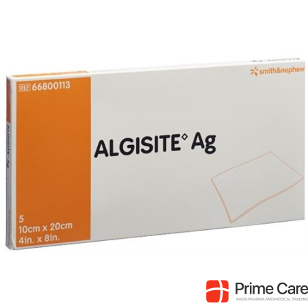 Algisite Ag Alginate Compresses 10x20cm 5 pcs.