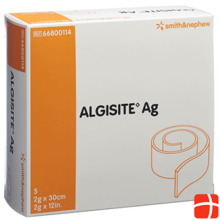 Algisite Ag Alginate Compresses 2x30cm 5 pcs.