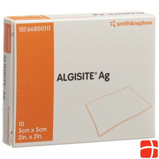 Algisite Ag Alginate Compresses 5x5cm 10 pcs.