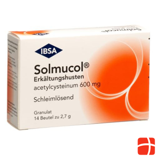 Solmucol Cold Cough Gran 600 mg Btl 14 pcs