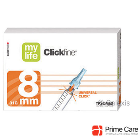 mylife Clickfine Иглы для ручек 8 мм 31G 100 шт.