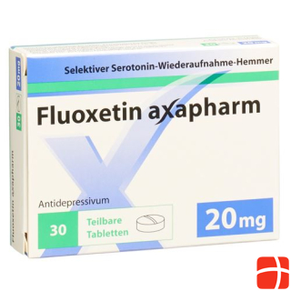 Fluoxetine Axapharm Tabl 20 mg 100 Capsules