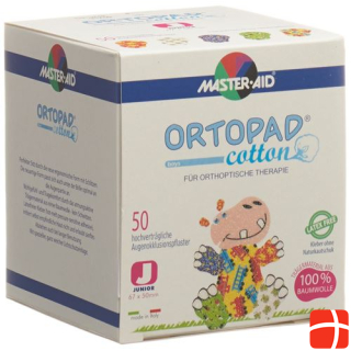 Ortopad Cotton Occlusionspflaster Junior Boy -2 Jahre 50 Stk