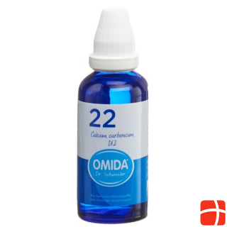 Omida Schuessler No22 Calcium carbonicum Dil D 12 Fl 50 ml