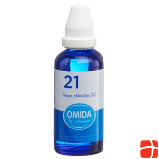 Omida Schüssler No21 Zincum chloratum Dil D 12 Fl 50 ml