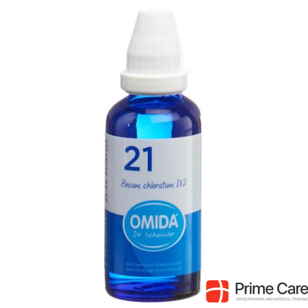 Omida Schuessler No21 Zincum chloratum Dil D 12 Fl 50 ml
