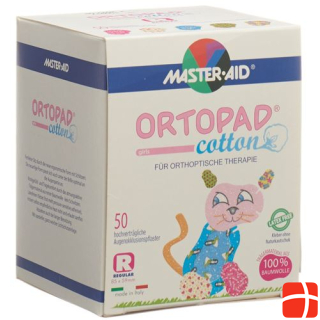 Ortopad Cotton Occlusion Patch Regular Девочка от 4 лет 50 шт.