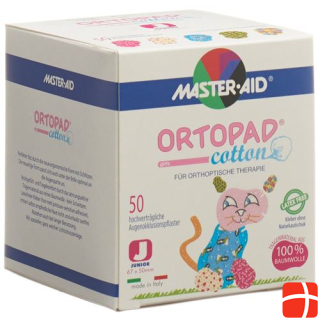 Ortopad Cotton Occlusion Plaster Junior Girls 50 pcs