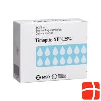 Timoptic-XE Gtt Opht 0.25 % 3 fl 2.5 ml