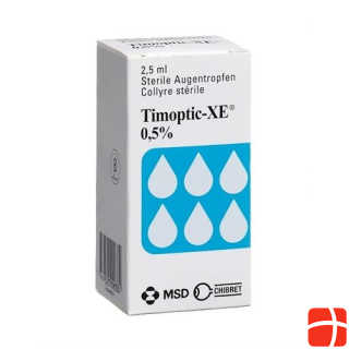 Timoptic-XE Gtt Opht 0.5 % Fl 2.5 ml