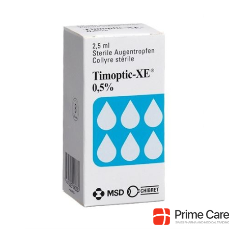 Timoptic-XE Gtt Opht 0.5 % Fl 2.5 ml
