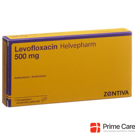 Levofloxacin Helvepharm Filmtabl 500 mg 10 pcs