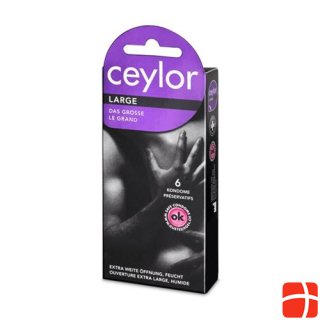 Ceylor Большой презерватив с резервуаром 6 шт.