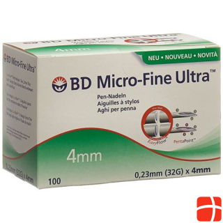 BD Micro-Fine Ultra Pen Needle 0.23x4mm 100 pcs.