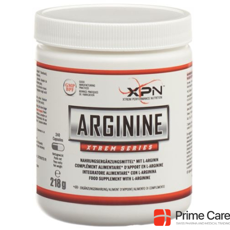 XPN Arginine Caps 750 mg 240 Capsules