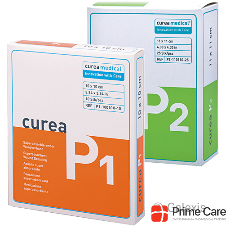 Curea P2 wound pad with wound spacer grid 11x11cm 25 pcs.