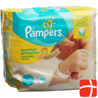 Pampers Micro diaper with UI 1-2.5kg 24 pcs