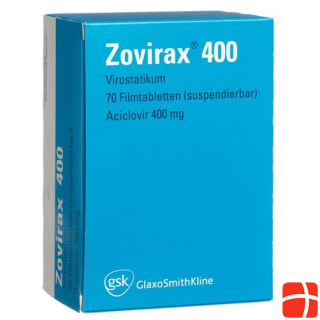 Zovirax Filmtabl 400 mg 70 Capsules