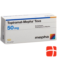 Topiramate Mepha Teva Lactab 50 mg 60 Capsules