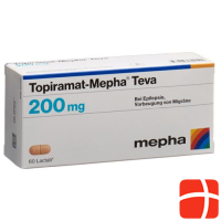 Топирамат-Мефа Тева Лактаб 200 мг 60 капсул