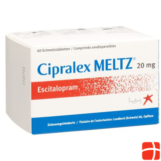 Cipralex MELTZ Melting Tab 20 mg 60 Capsules