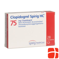 Clopidogrel Spirig HC Filmtabl 75 mg 28 pcs