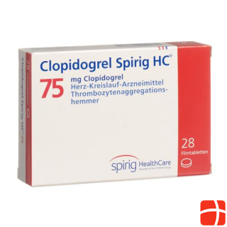 Clopidogrel Spirig HC Filmtabl 75 mg 28 pcs