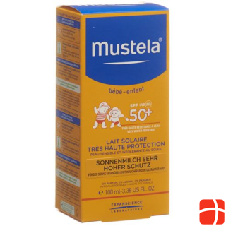 Mustela Sun Protection Солнцезащитное молочко SPF 50+ 100 мл