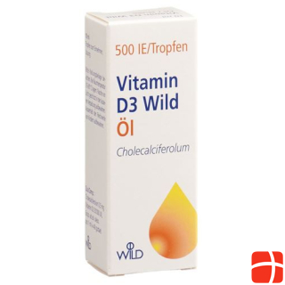 Витамин D3 дикое масло 500 МЕ/капля фл 10 мл