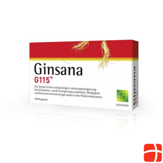 Ginsana G115 Caps 100 Capsules