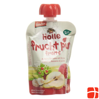 Holle Pouchy apple & banana with pear 90 g